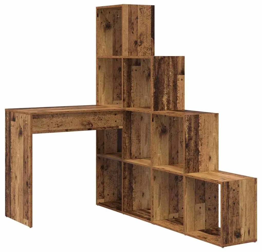 Sarokíróasztal Régi fa 101,5 x 149,5 x 149,5 cm Faanyag
