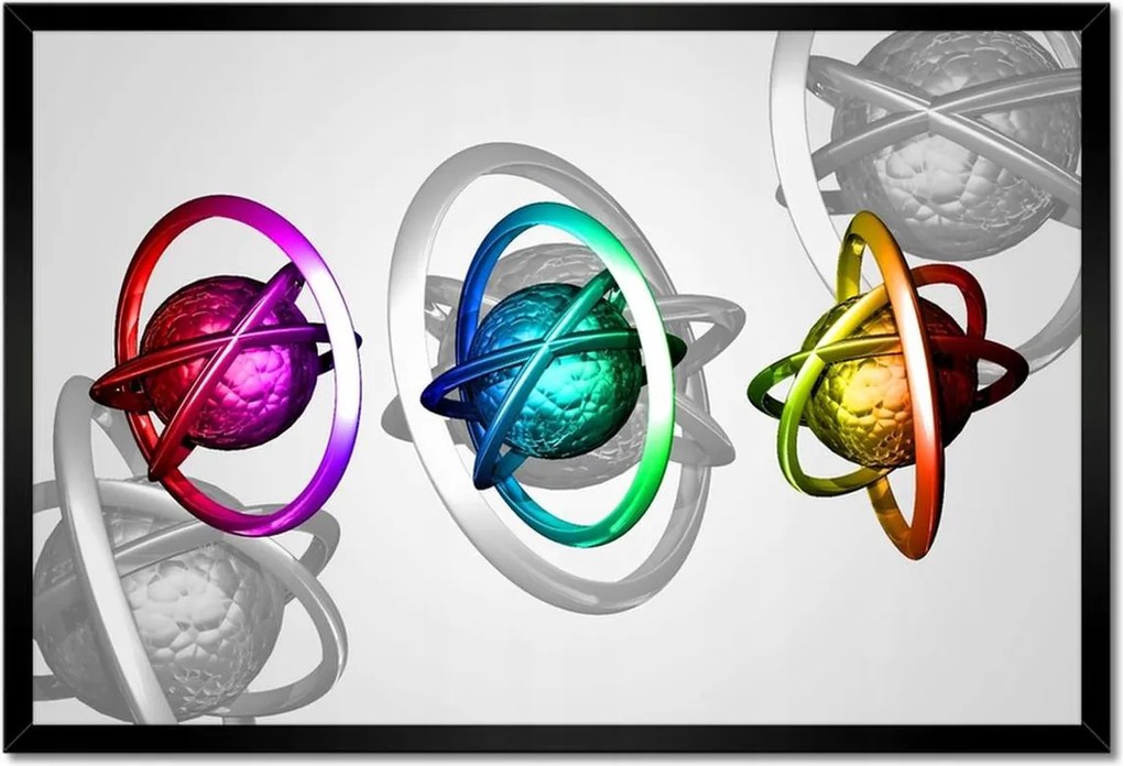 Poszterek keretben 60x40 Galaktikus találkozás