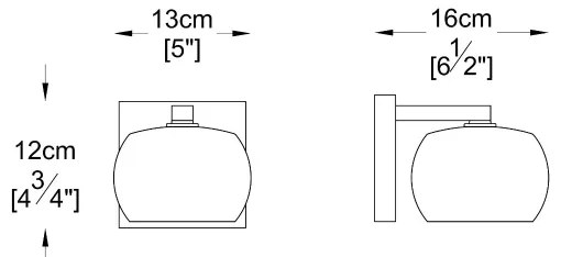 Zuma Line W0076-01A-B5FZ - Kristály fali lámpa CRYSTAL 1xG9/42W/230V