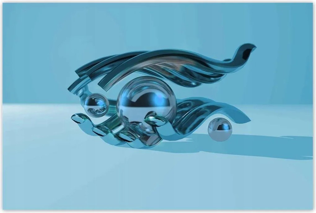 Poszterek 120x80 Kék grafika