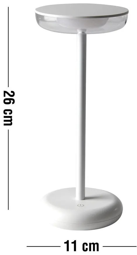 Lindesberg tölthető LED asztali lámpa