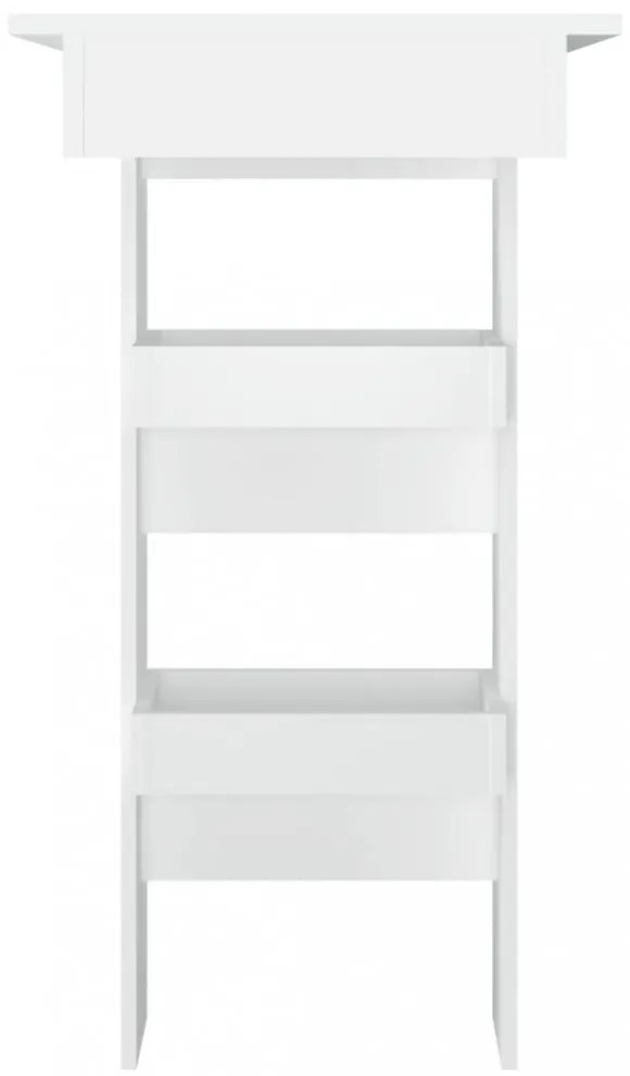 fehér fatermék fali bárasztal 102 x 45 x 103,5 cm