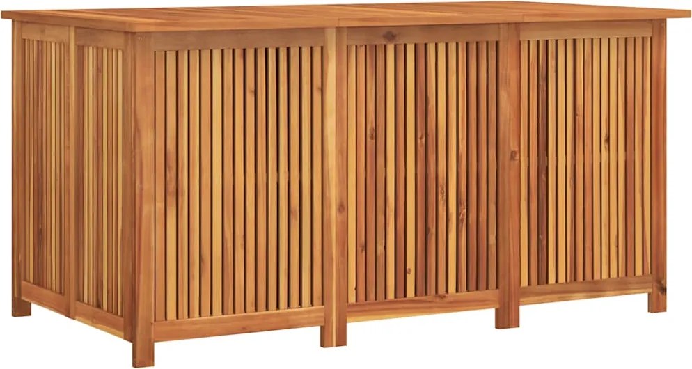 vidaXL tömör akácfa kerti tárolóláda 150x80x75 cm