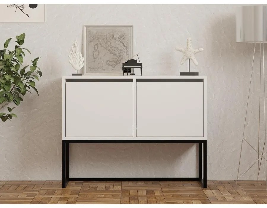Konzolasztal Zermat - White