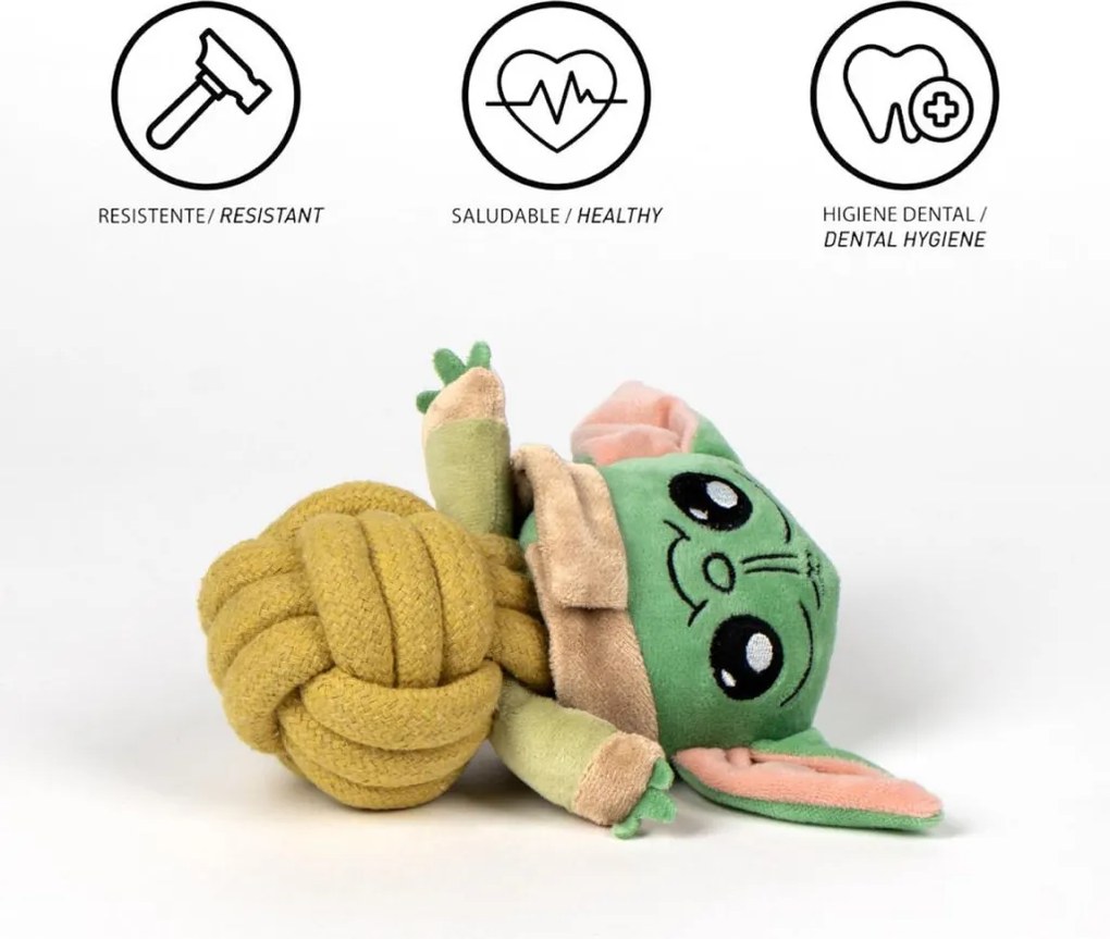 Star Wars Yoda kötél kutyajáték 15 cm
