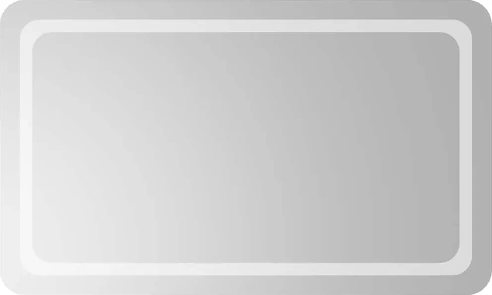 vidaXL LED-es fürdőszobatükör 100x60 cm
