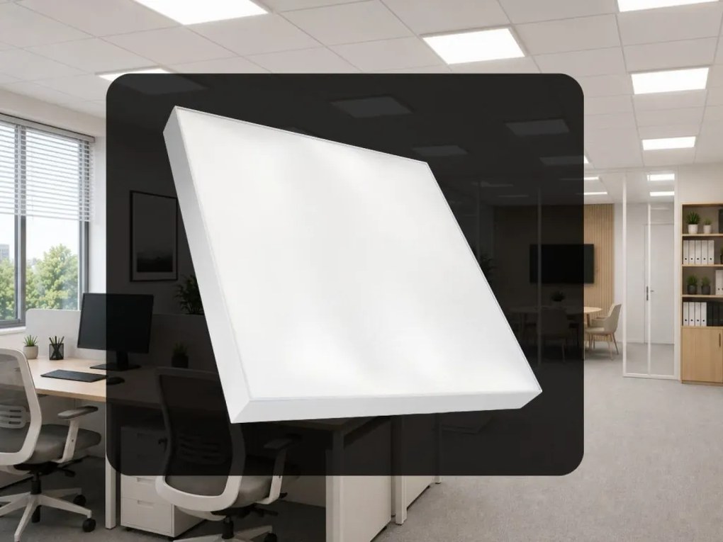 LED mennyezeti panel 40W / 600x600 / CCT / WH / UGR19 - PL531