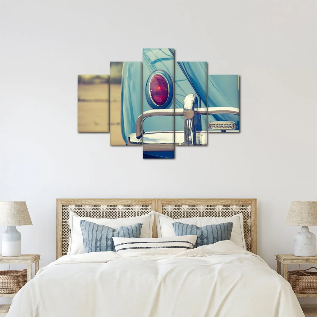 A türkiz veterán képe (150x105 cm)