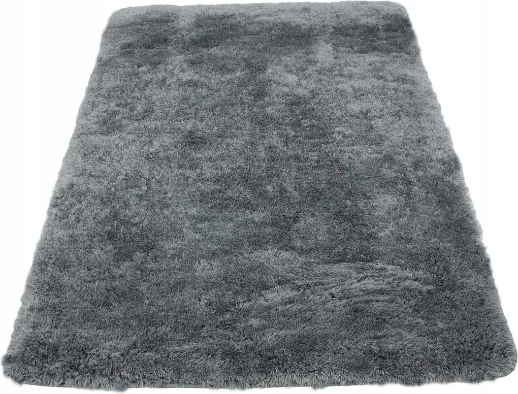 Softi Plüss Szőnyeg Sötét Szürke Plüss 140x200cm