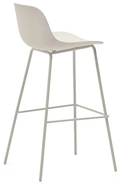 Krémszínű bárszék (ülésmagasság 74 cm) Altea – Kave Home