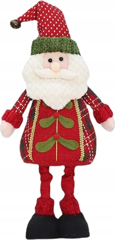 Dekoratív Mikulás bordó 60 cm