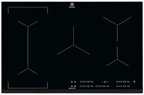 Főzőlap Electrolux fekete 80x52 cm EIV835