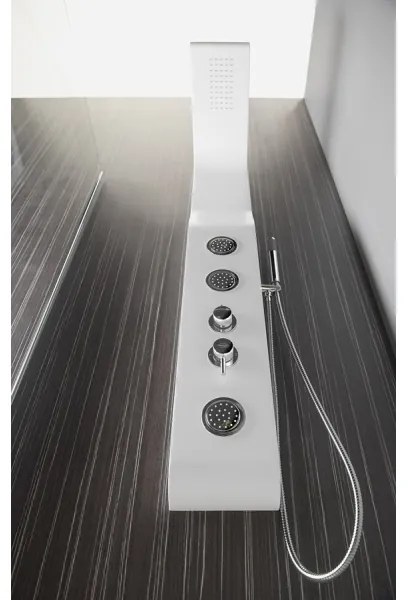 Aqualine - Zuhanypanel YUKI matt fehér