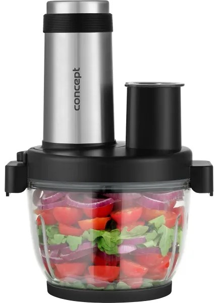 Concept RM3300 - Konyhai robotgép darálóval 1000W/230V fekete/rozsdamentes