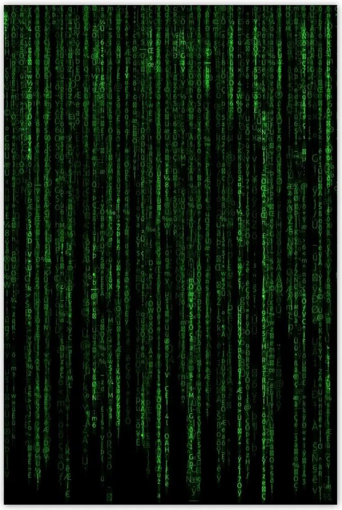 Poszterek 80x120 Kód programozás Tábla