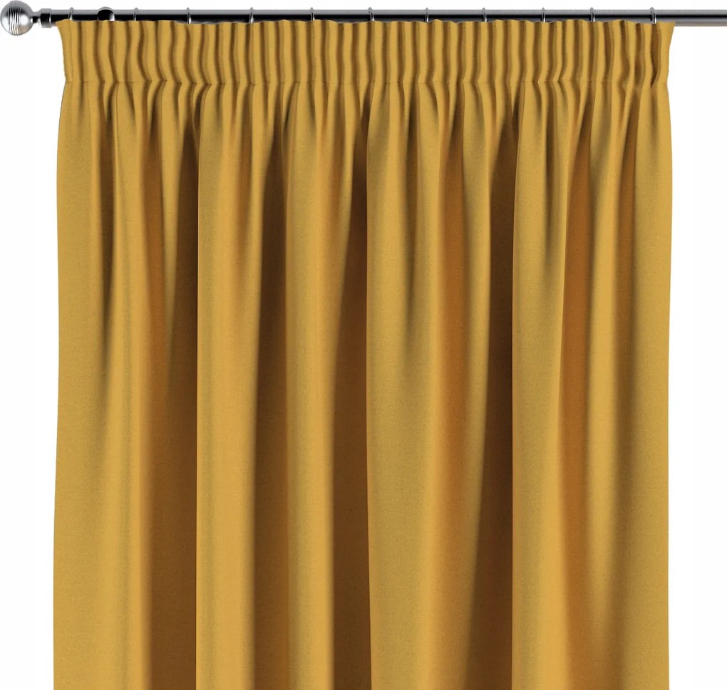 Függöny ráncoló szalaggal 1 db 140x260cm narancssárga