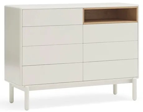 Krémszínű komód 120x90x40 cm Corvo – Teulat