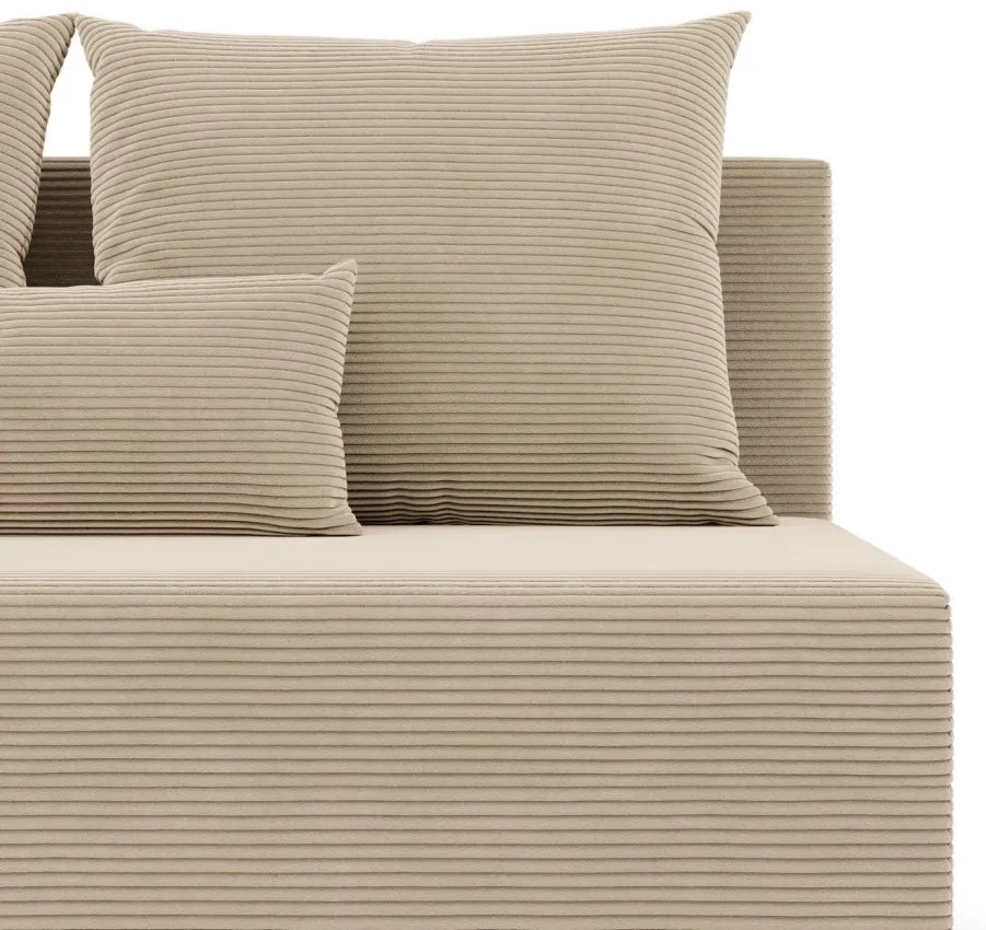 Nobu kanapé, kordbársony, bézs