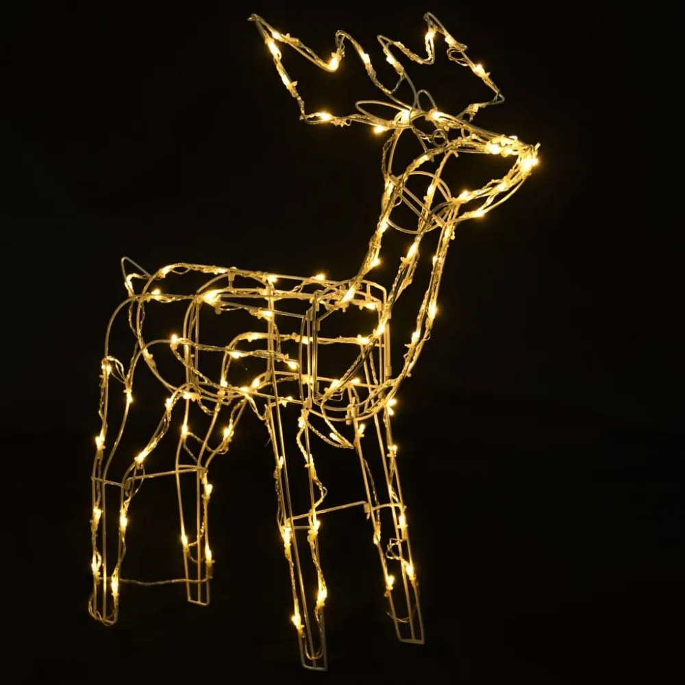 3 részes karácsonyi rénszarvas díszvilágítás 229 LED-del