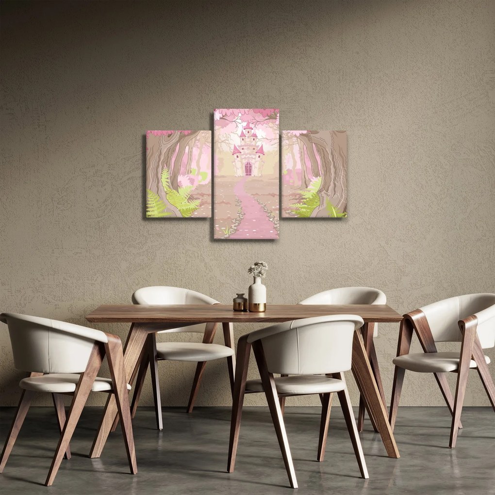 Kép - Utazás a rózsaszín királyságba (90x60 cm)
