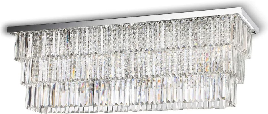 IDEAL LUX 166285 MARTINEZ Kristály Mennyezeti Lámpa E14 IP20