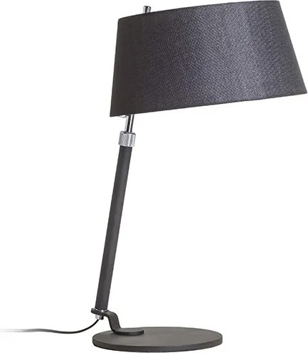 RENDL RITZY asztali lámpa fekete króm 230V LED E27 15W
