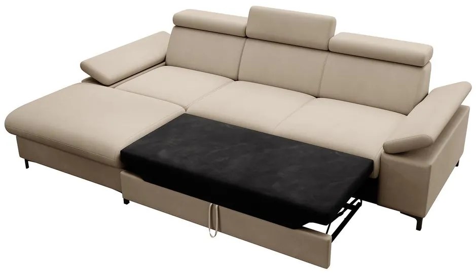 Sarokkanapé Miles (B) (bézs + fekete) . 1099681