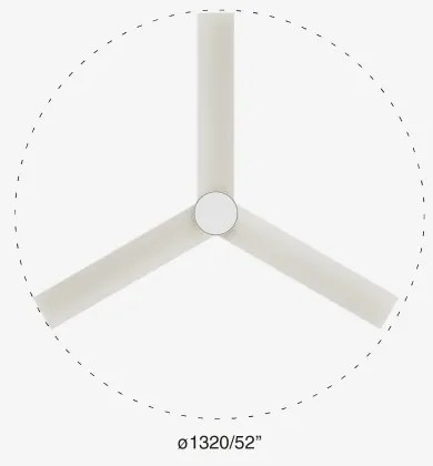 FARO 34297-1TW- LED Dimmelhető ventilátor RUDDER L LED/20W/230V 2700/4000/6500K + távirányító