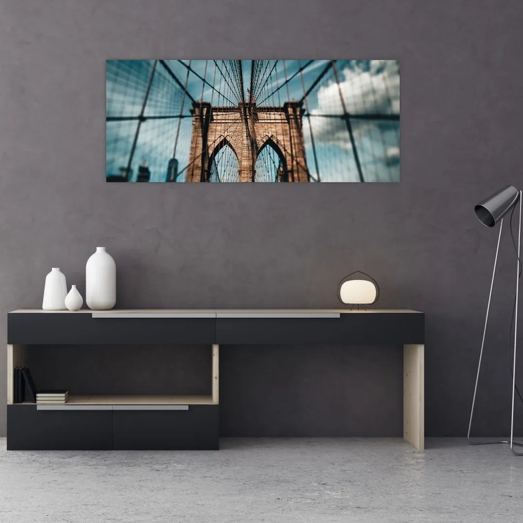 Kép - Brooklyn Bridge (120x50 cm)