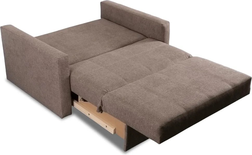 Kétszemélyes ágyazható kanapé bézs színben MILAN 2