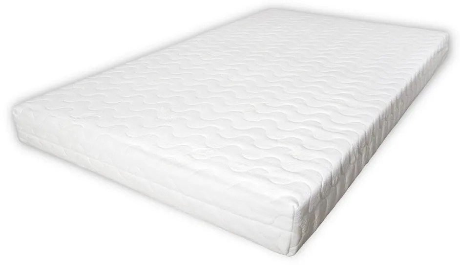 Economy habszivacs matrac 90 x 200 cm Matracvédő: Matracvédővel