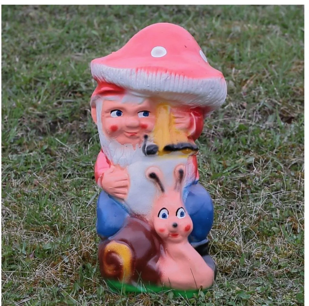 Kerti törpe gombával 39 cm