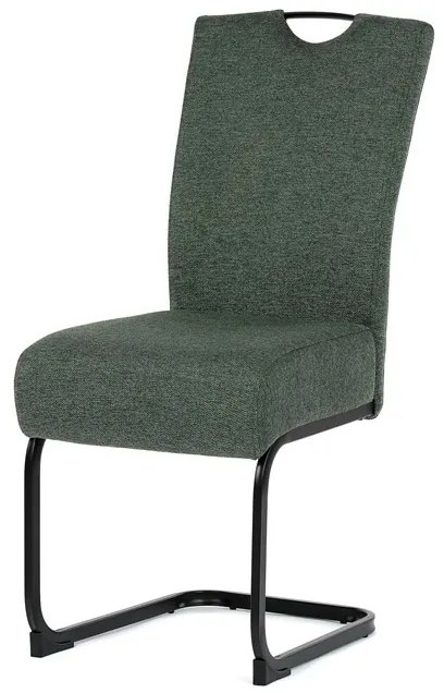 Étkezőszék zöld szövetkárpittal. DCL-E2008 GRN2