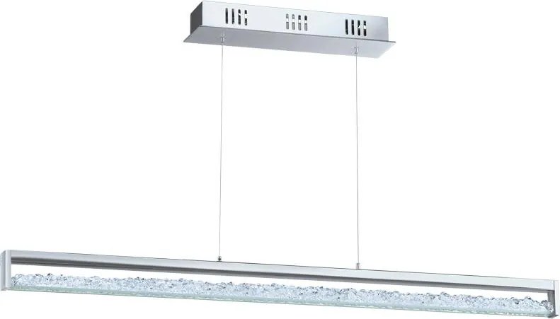 EGLO 93626 CARDITO Modern Led Függesztett Lámpa Króm, Átlátszó LED IP20