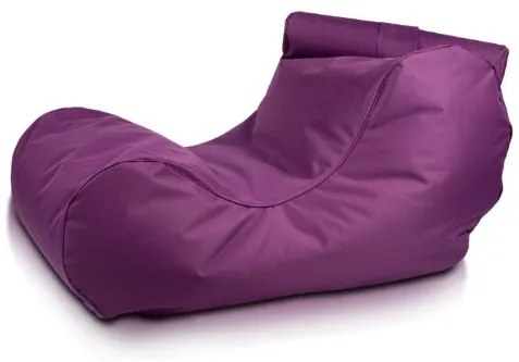 Babzsák nyugágy XL poliészter TiaHome - lila