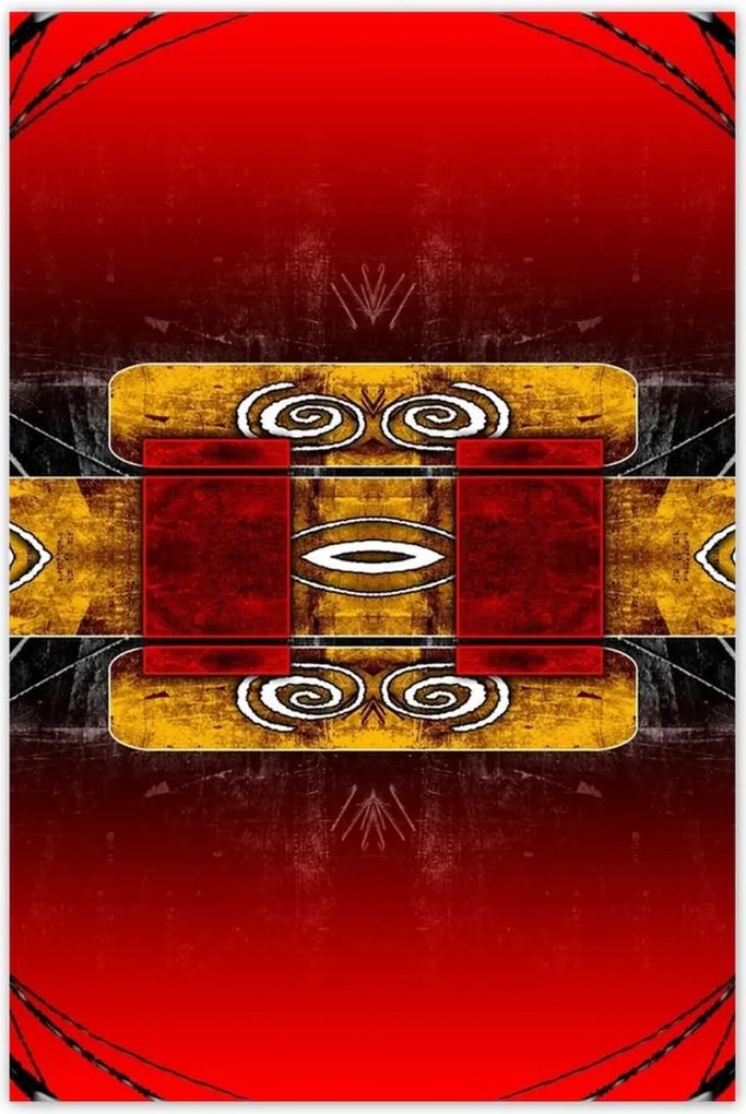 Poszterek 80x120 Kör alakú fantázia