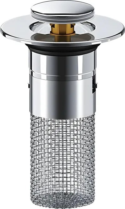 Lefolyódugó szűrővel rozsdamentes acél 80 mm