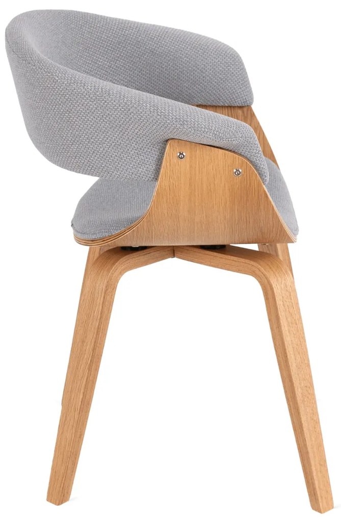 Elegáns Étkezőszék Szürke/Aranytölgy Színben. GARY 2