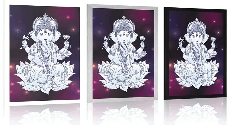 Poszter buddhista Ganesha