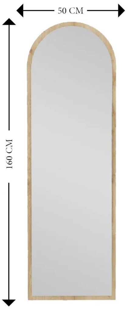 Emma Natural tükör 50 x 160 cm