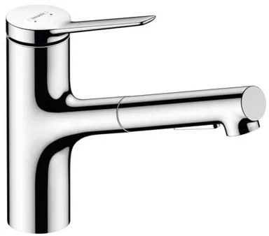 Hansgrohe Zesis mosogató csaptelep kihúzható zuhannyal, 2 áram króm 74803000