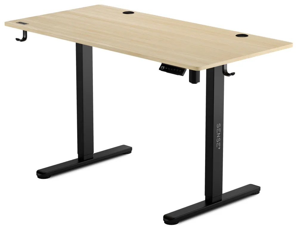 Állítható magasságú elektromos íróasztal Nojo 120x60cm Black Pine