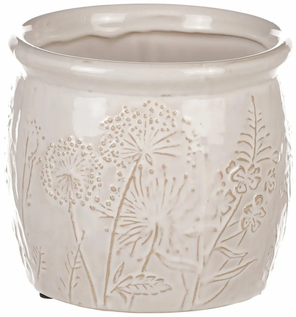 Flores virágtartó, 14 x 12 x 14 cm, kerámia