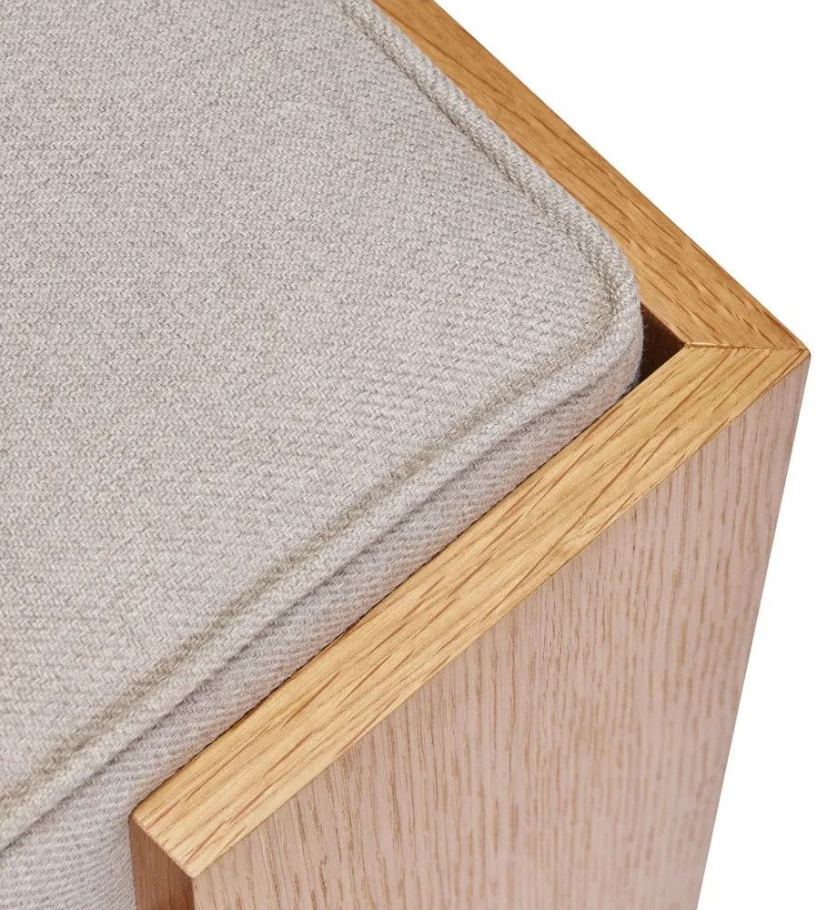 Natúr színű ülőke Forma – Hübsch