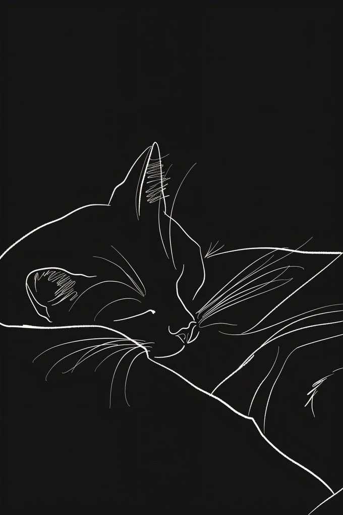 Poszter 61x91,5cm Éjszakai nyugalom