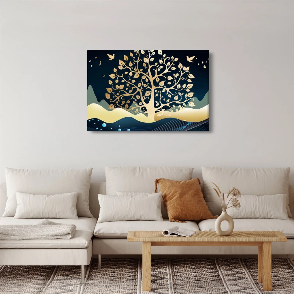 Egy aranyfa képe (90x60 cm)