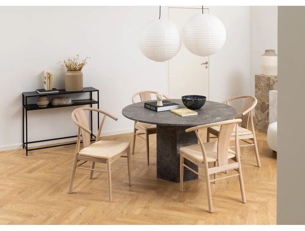 Newcastle fekete konzolasztal, 100 x 35 cm - Actona