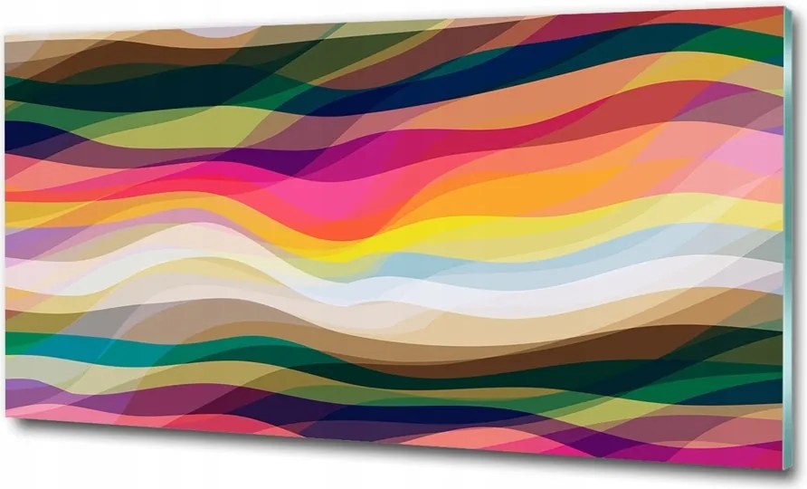 Fotótapéta üveg falra Absztrakt hullámok 100x70