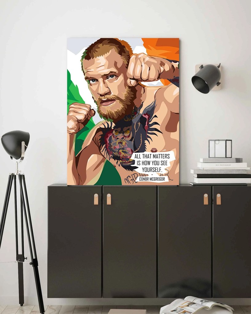 Gario Vászonkép Conor McGregor - Nikita Abakumov Méret: 40 x 60 cm