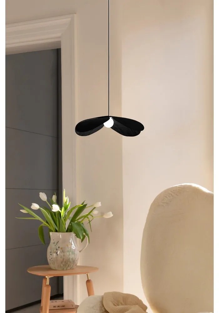 Fekete tölgyfa lámpabúra ø 28 cm Forget Me Not – UMAGE